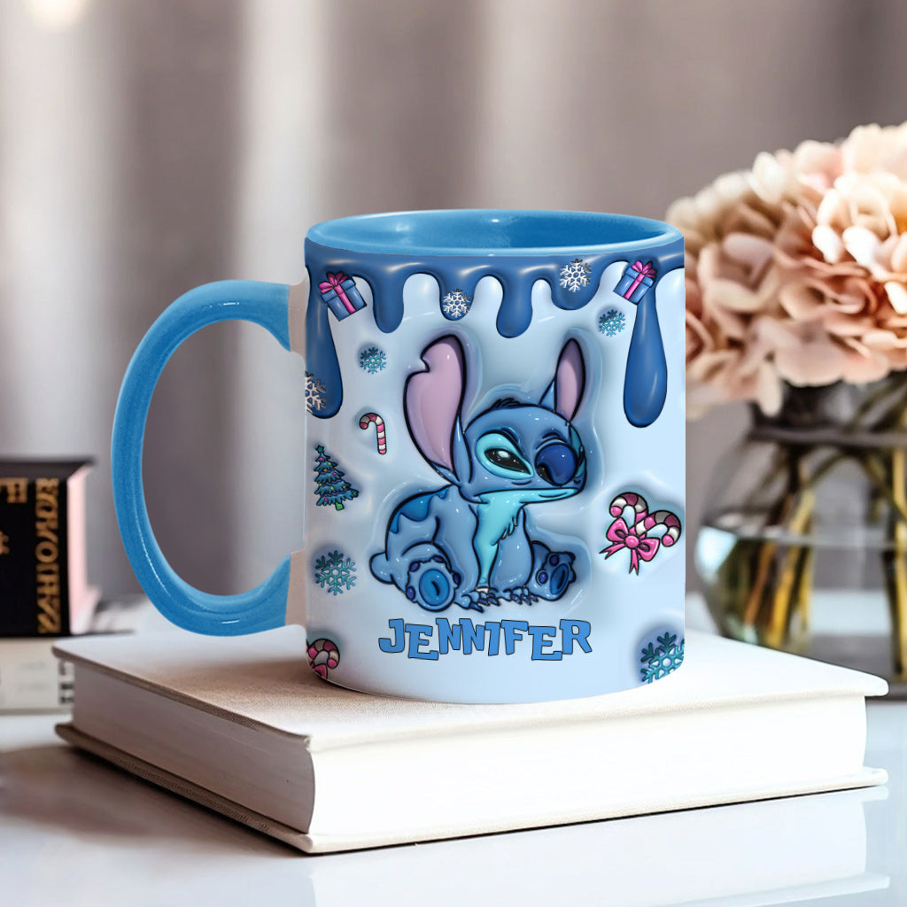 Touch This And I'll Bite You - Personalized Ohana Accent Mug