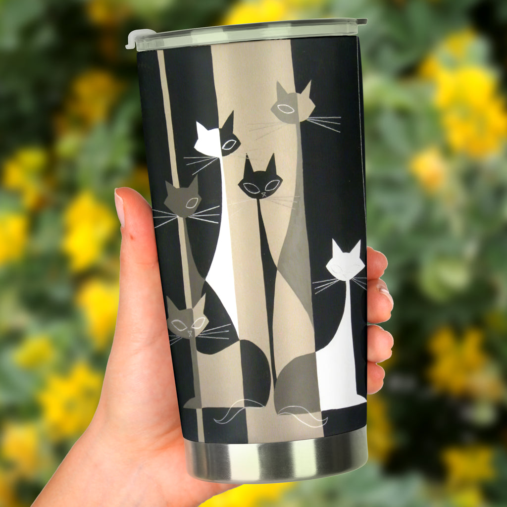 Cat Art Cat Tumbler 0622