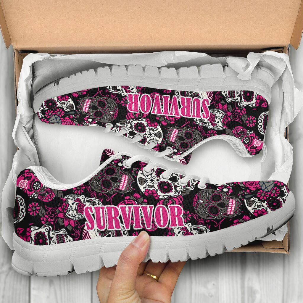 Breast Cancer Survivor Breast Cancer Awareness Sneakers 0622