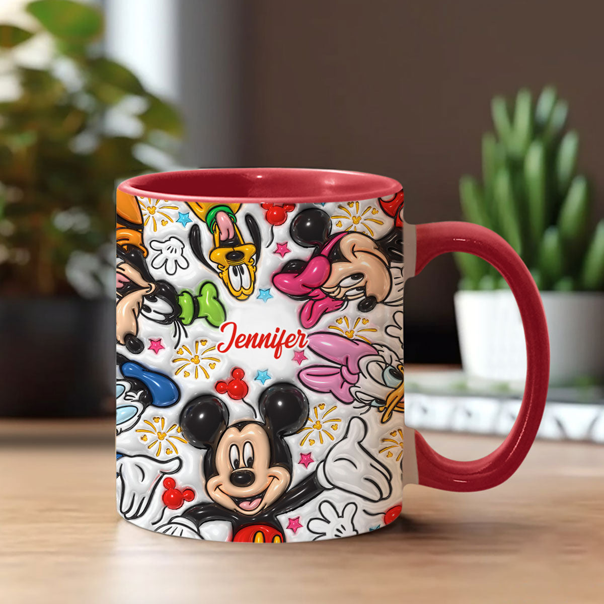 Magical Christmas - Personalized Mouse Accent Mug