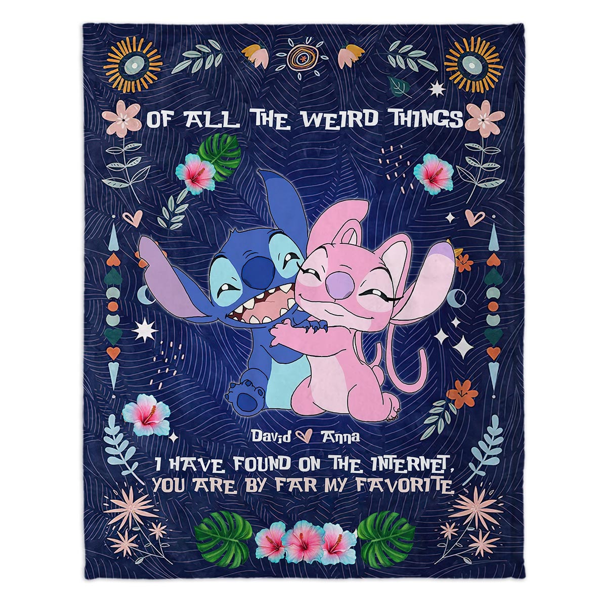 You're By Far My Favorite - Personalized Ohana Blanket