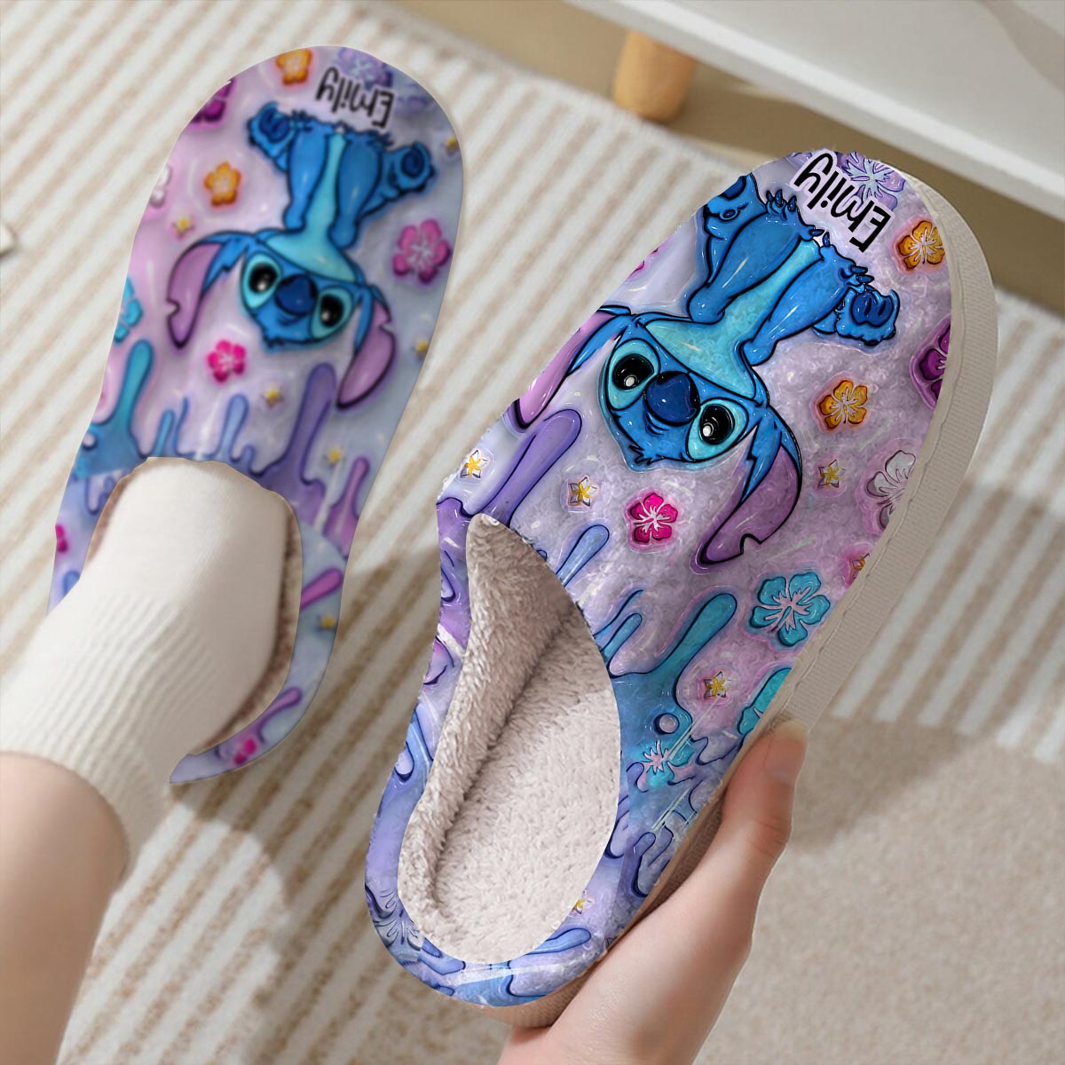 Ohana Means Family - Personalized Ohana Slippers