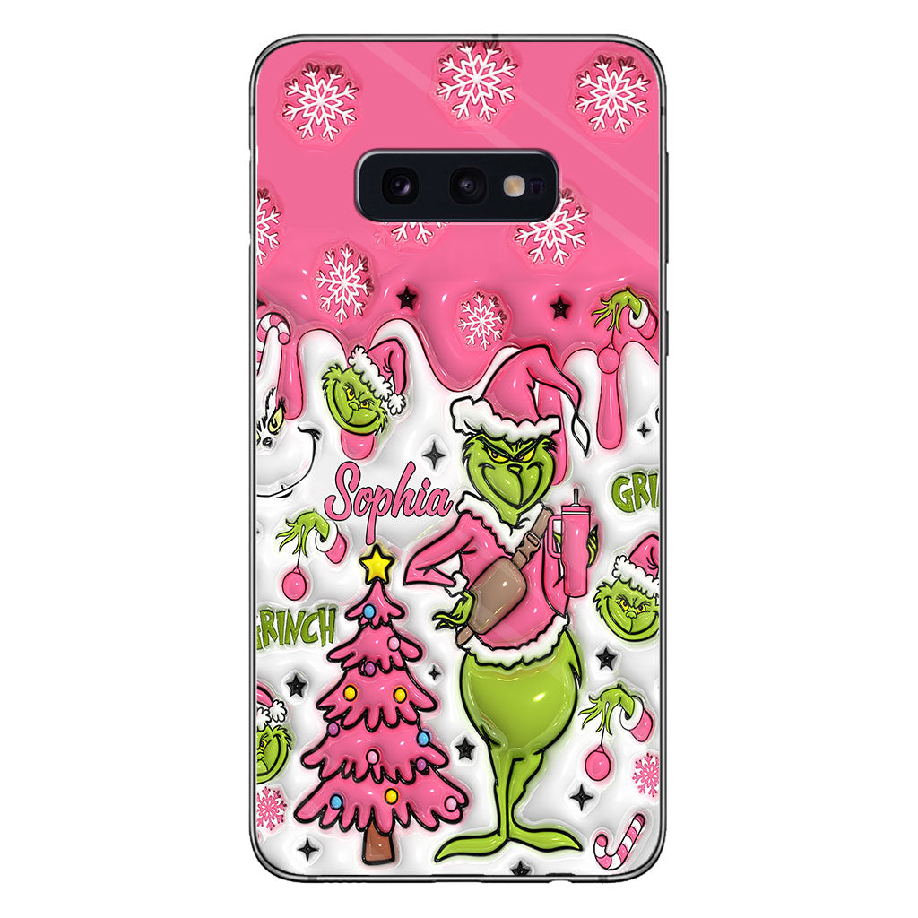 Merry Grinchmas - Personalized Stole Christmas Phone Case