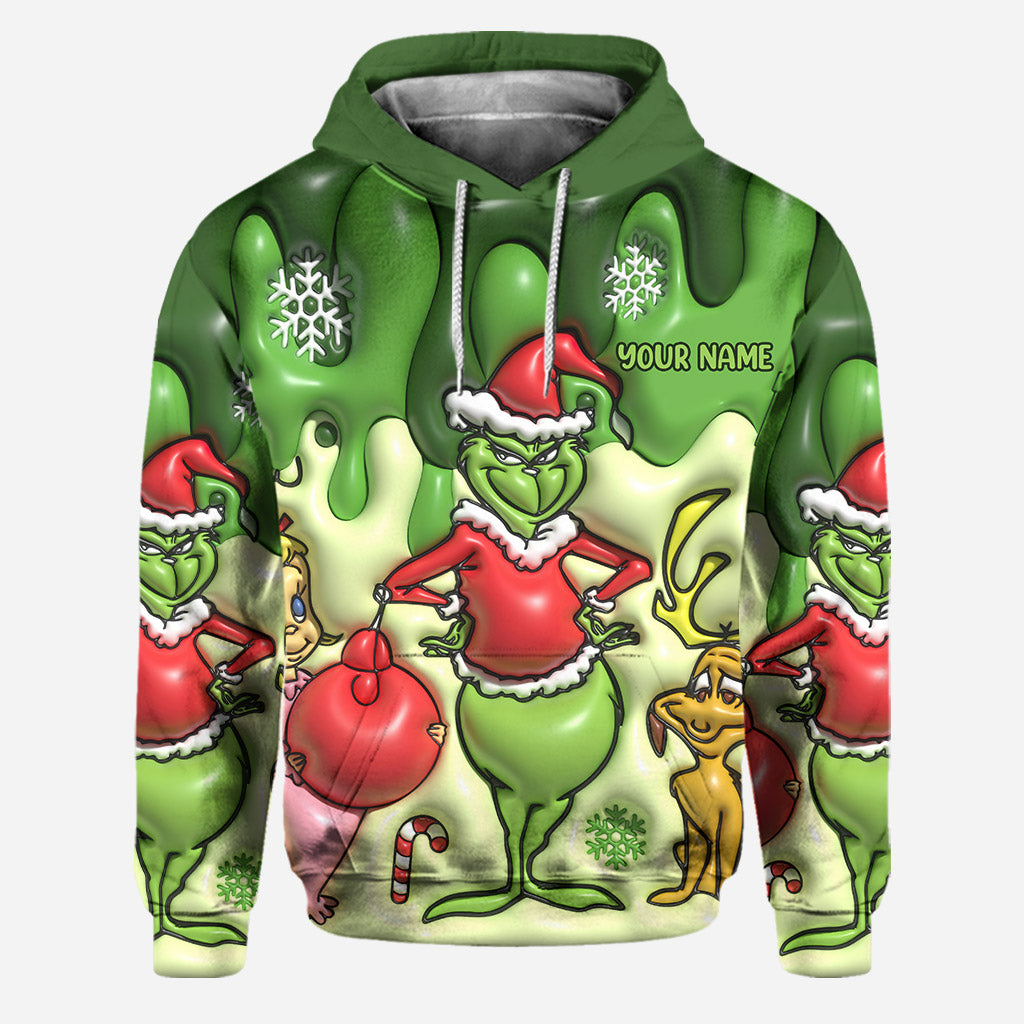 Any Name - Personalized Stole Christmas Hoodie and Leggings
