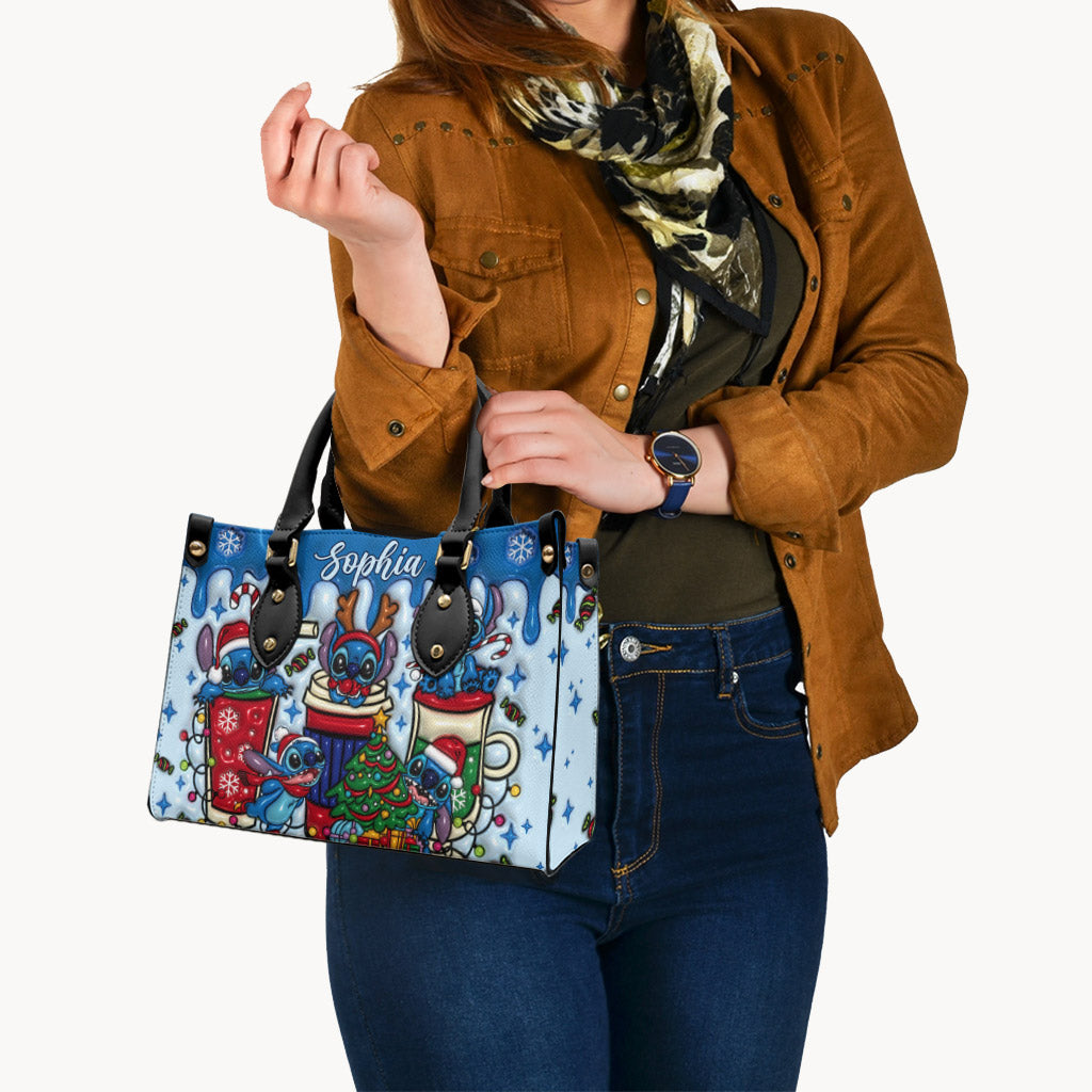 Merry Stichmas - Personalized Ohana Leather Handbag