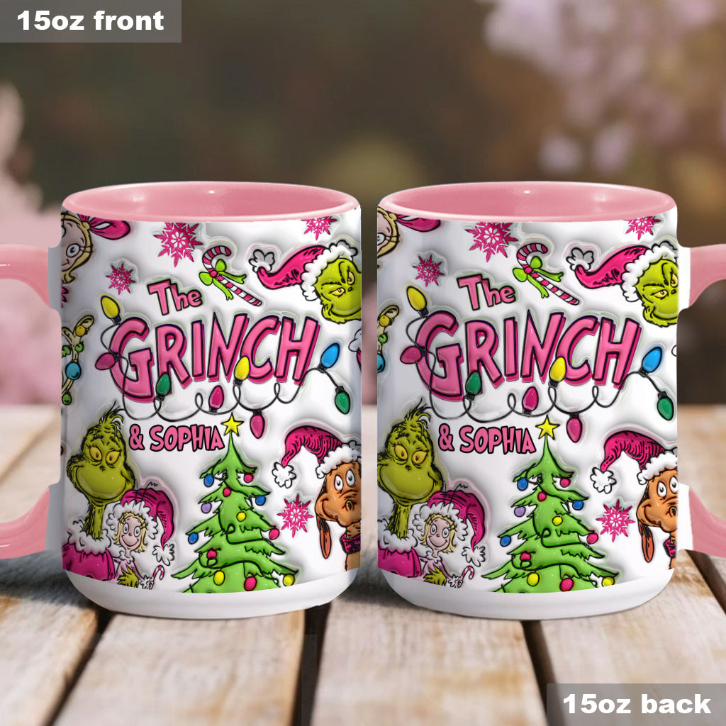 Merry Christmas - Personalized Stole Christmas Accent Mug