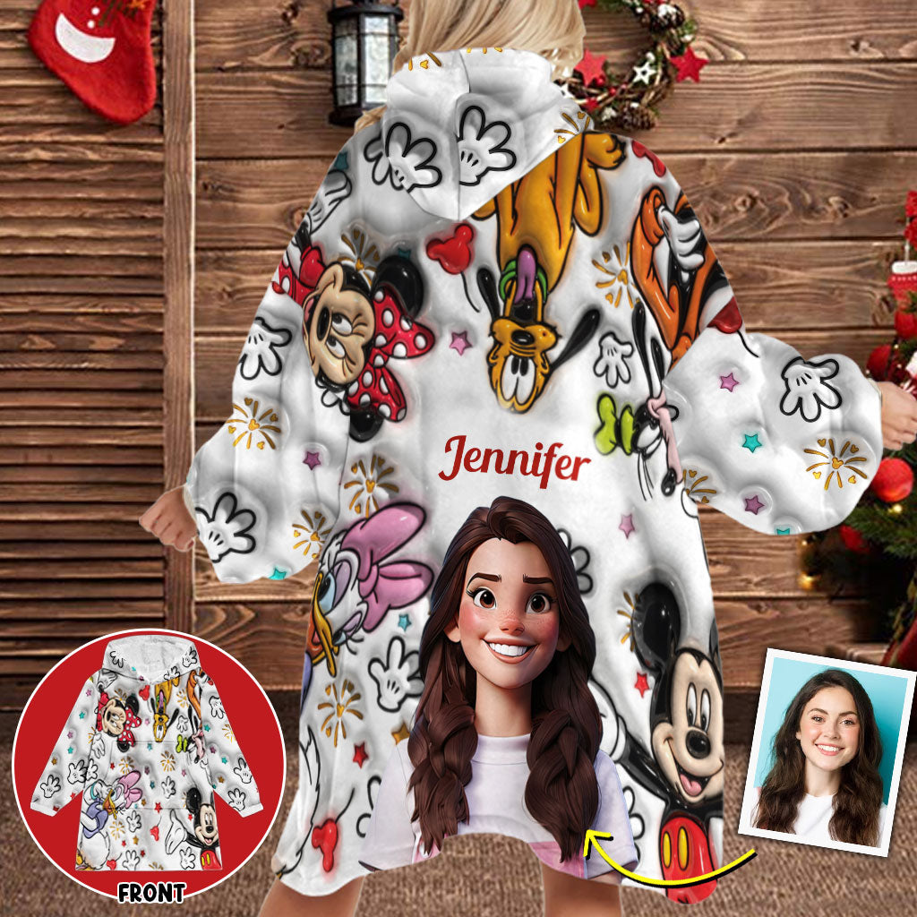 Magical - Personalized Mouse Blanket Hoodie