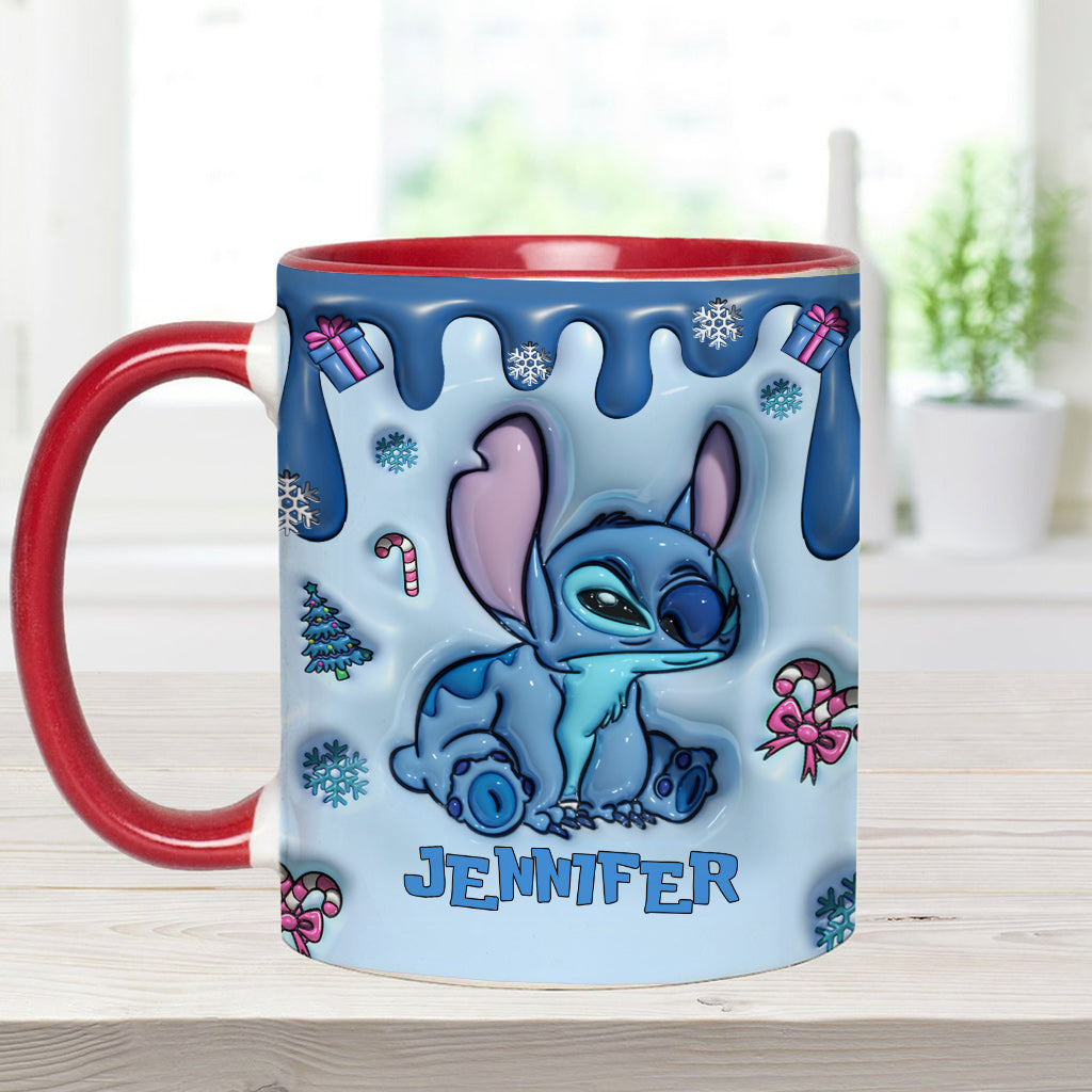 Touch This And I'll Bite You - Personalized Ohana Accent Mug