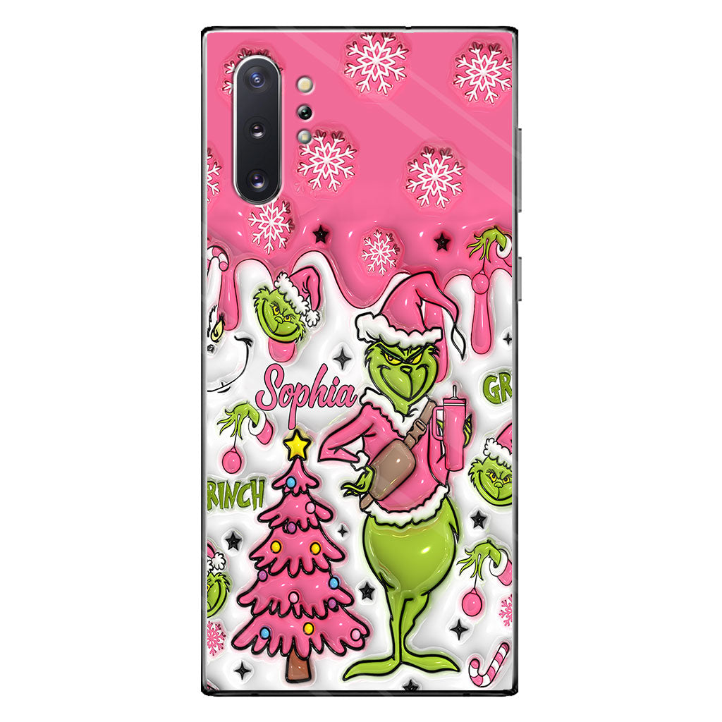 Merry Grinchmas - Personalized Stole Christmas Phone Case