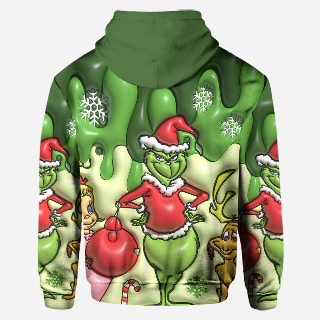 Any Name - Personalized Stole Christmas Hoodie and Leggings