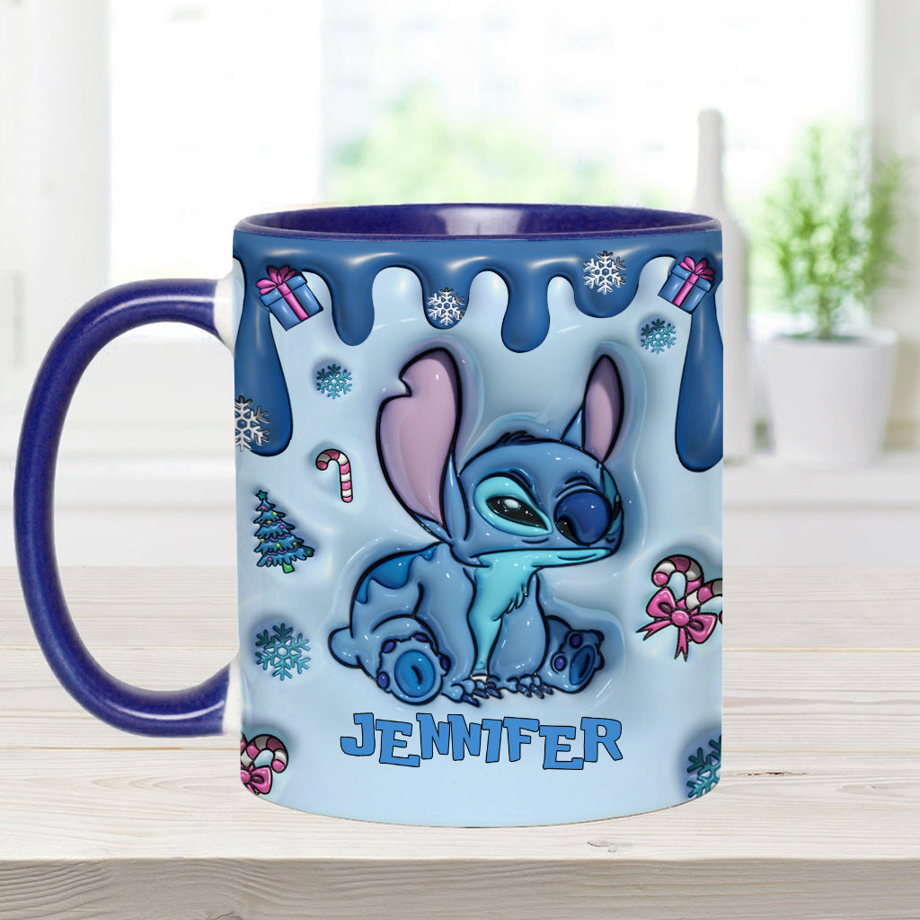 Touch This And I'll Bite You - Personalized Ohana Accent Mug