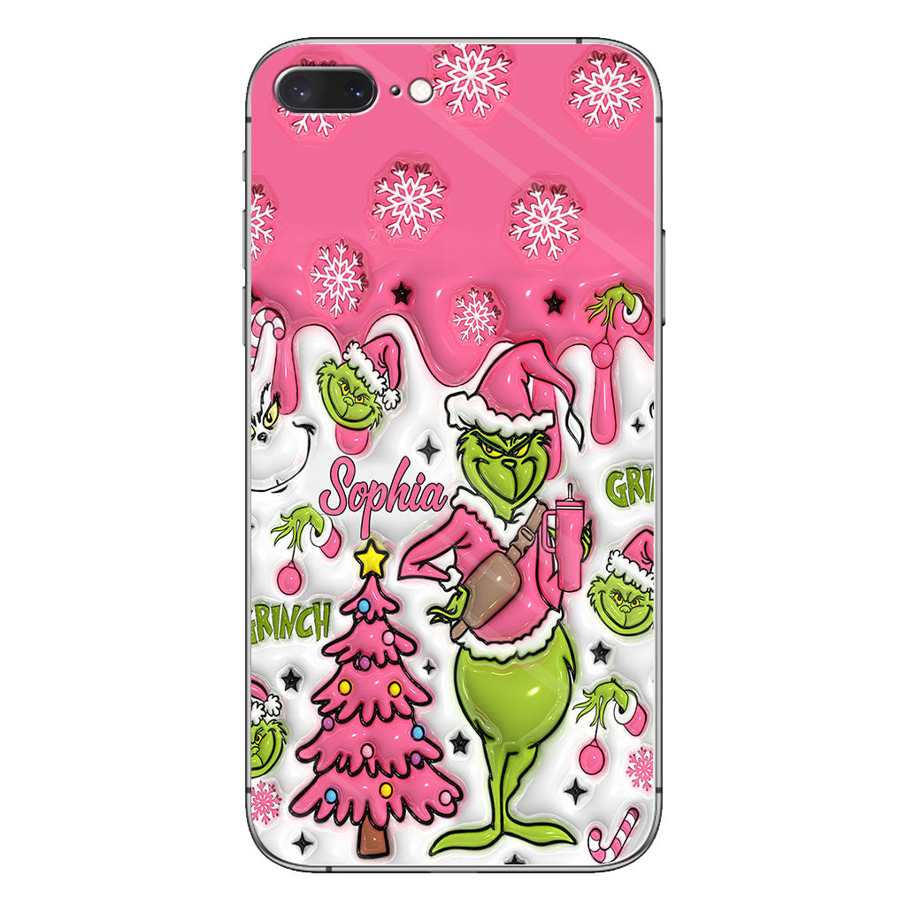 Merry Grinchmas - Personalized Stole Christmas Phone Case