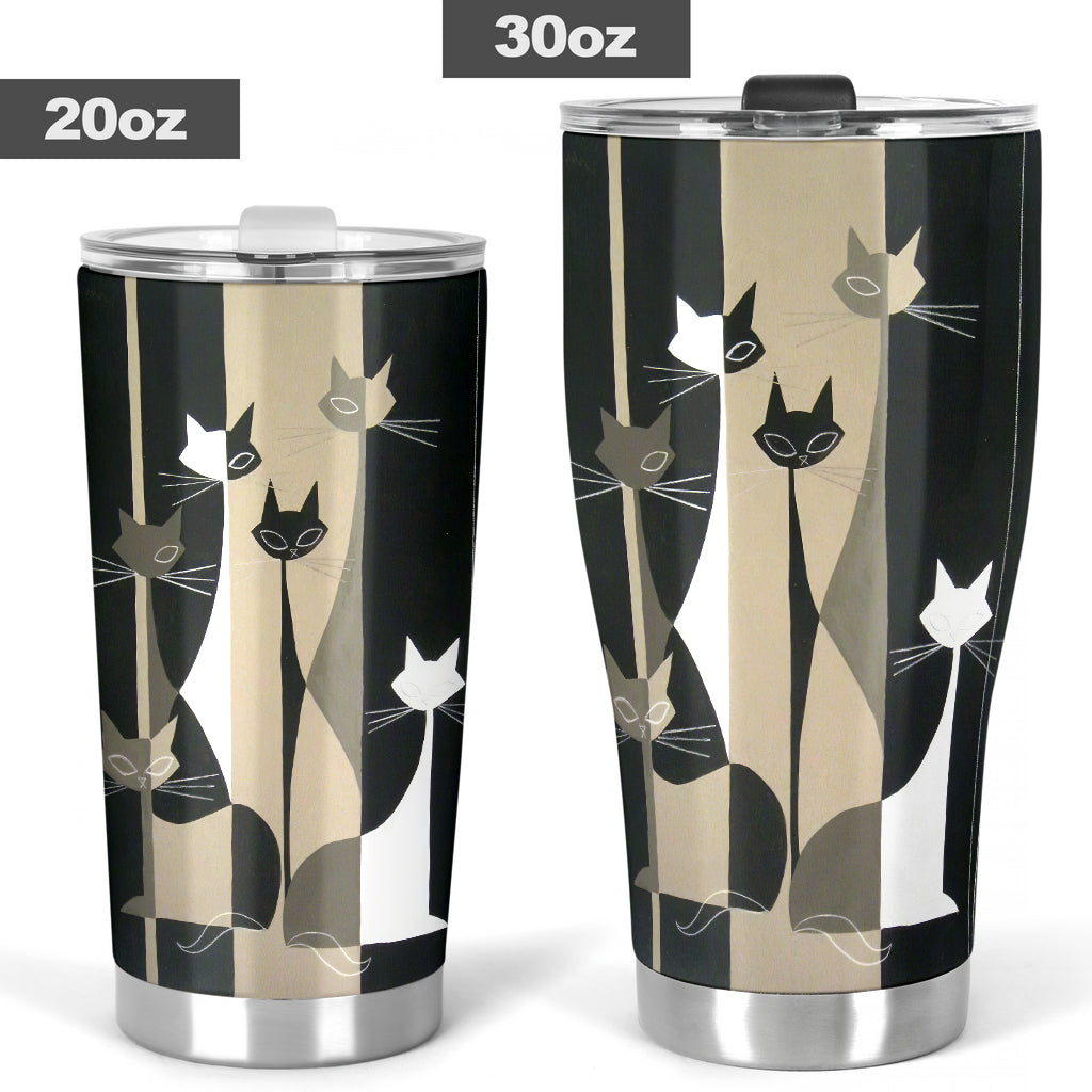 Cat Art Cat Tumbler 0622