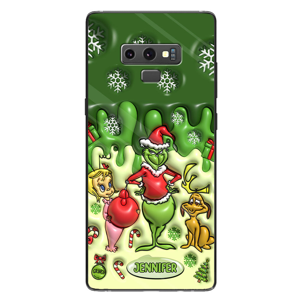 Merry Grinchmas - Personalized Stole Christmas Phone Case