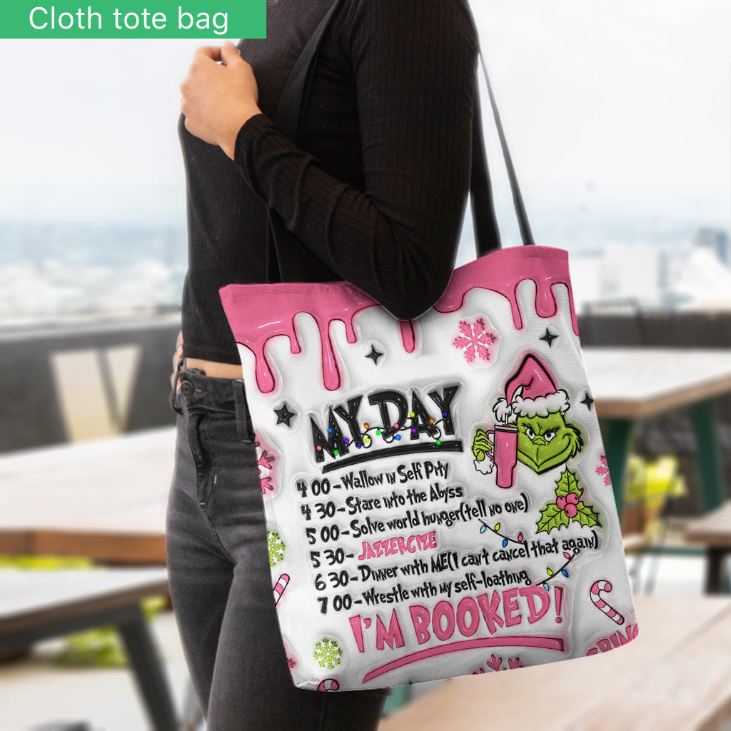 I'm Booked - Personalized Stole Christmas Tote Bag