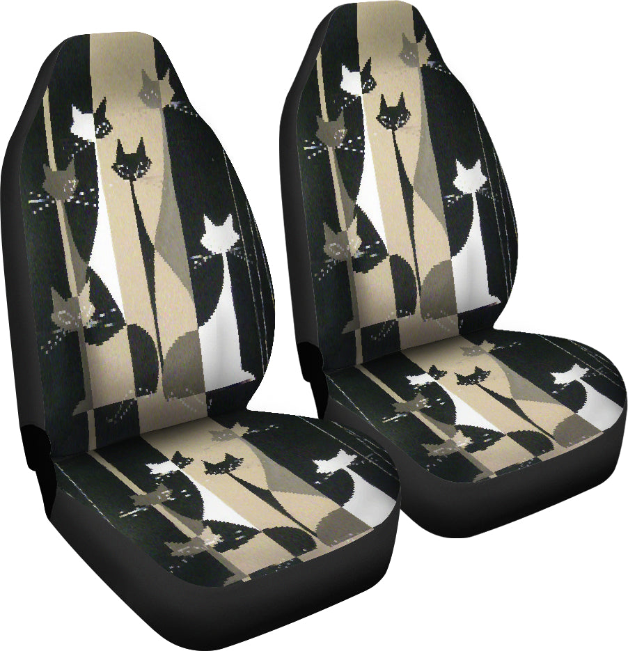 Cat Art Cat Seat Covers 0622