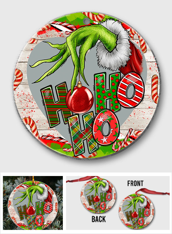 Ho Ho Ho - Stole Christmas Ornament