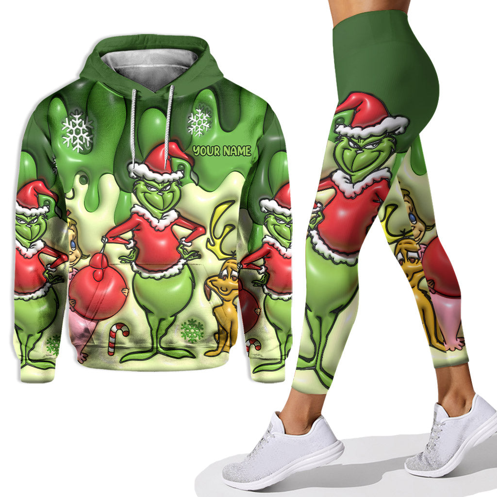 Any Name - Personalized Stole Christmas Hoodie and Leggings