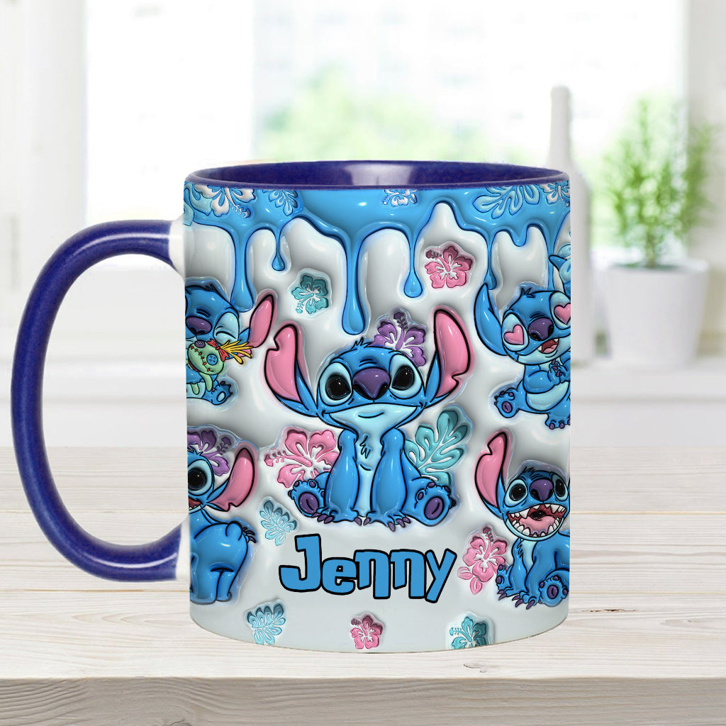 Ohana Means Family - Personalized Ohana Accent Mug