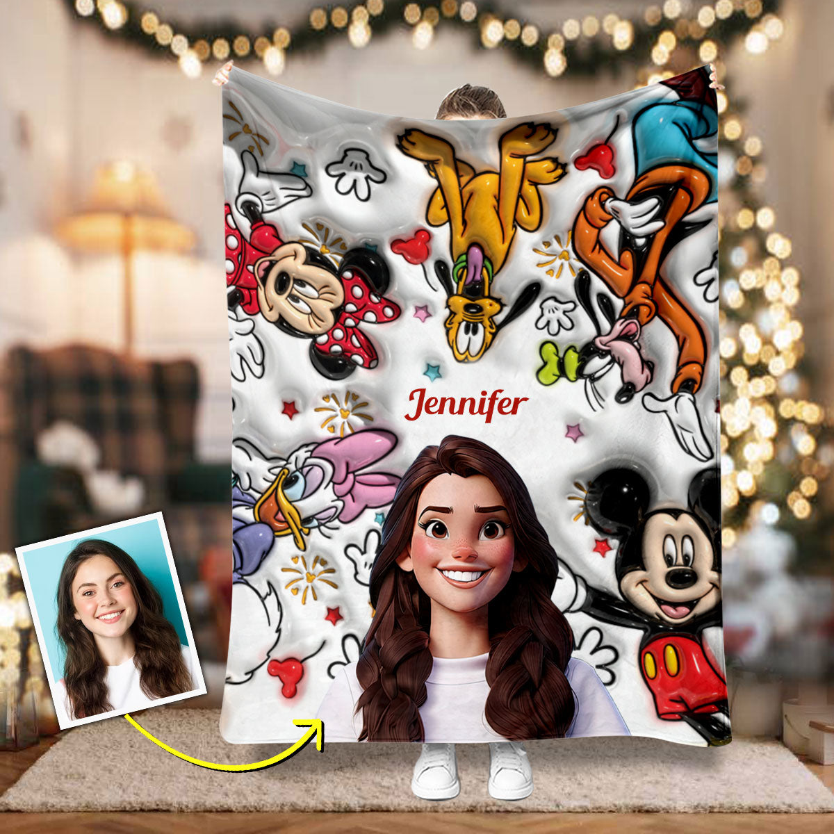 Magical - Personalized Mouse Blanket