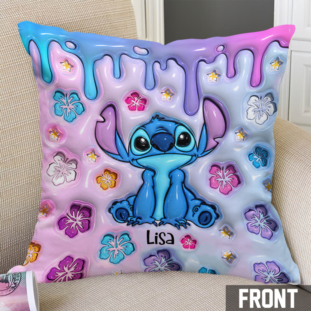 Ohana Means Family - Personalized Ohana Throw Pillow