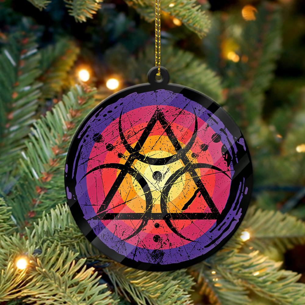 Magic Symbol - Witch Ornament (Printed On Both Sides) 1022