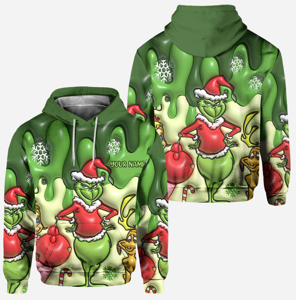 Any Name - Personalized Stole Christmas Hoodie and Leggings