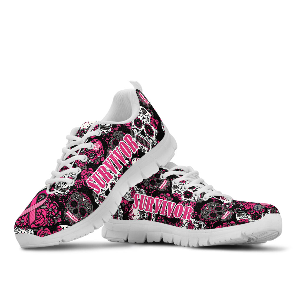 Breast Cancer Survivor Breast Cancer Awareness Sneakers 0622