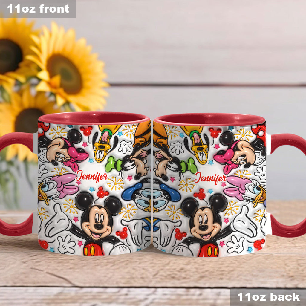 Magical Christmas - Personalized Mouse Accent Mug