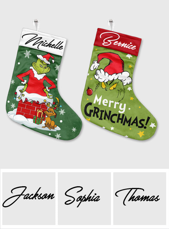 Merry Christmas - Personalized Stole Christmas Christmas Stockings