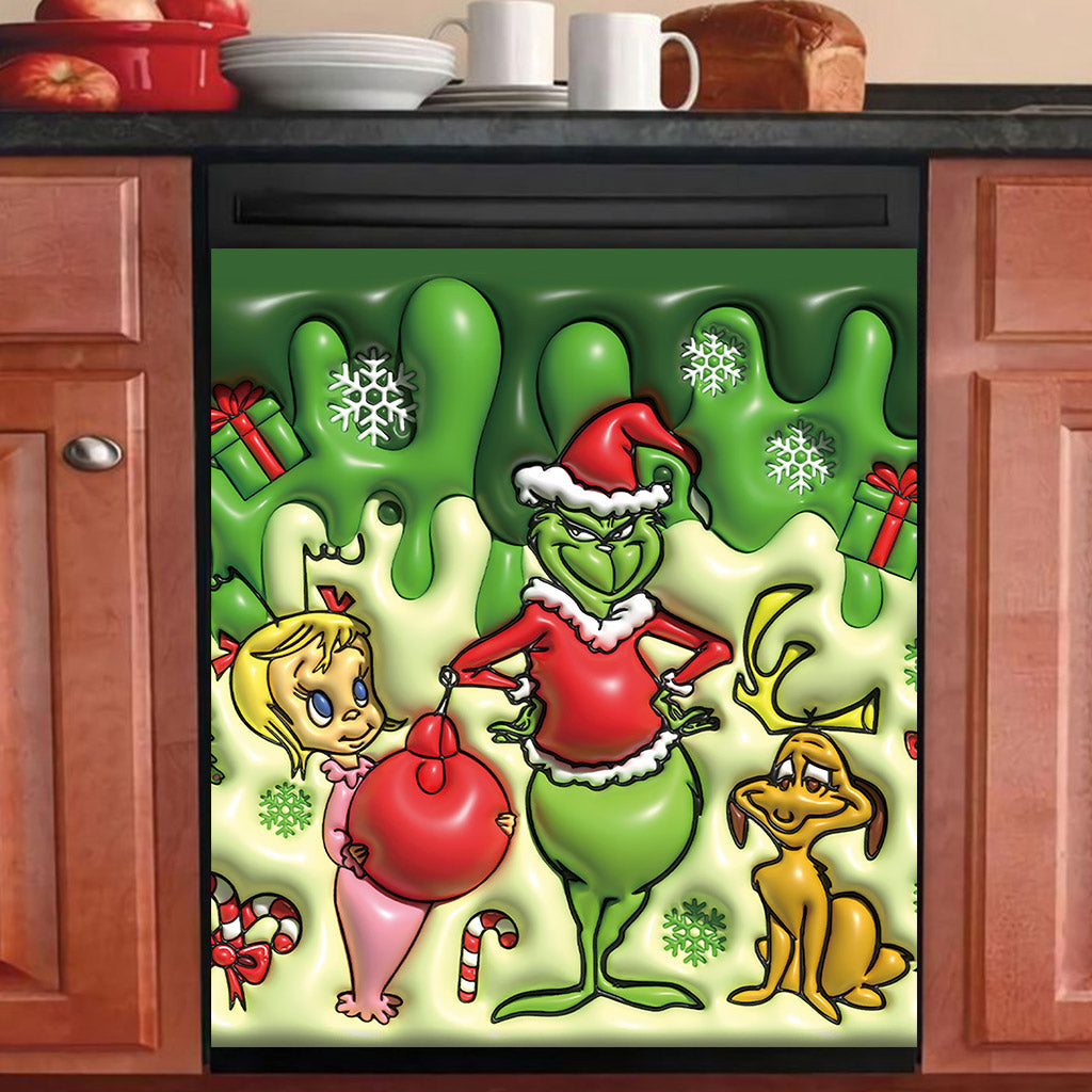 Merry Christmas - Stole Christmas Dishwasher Cover