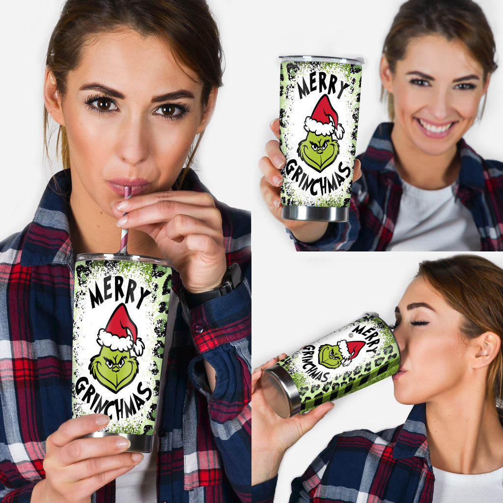 Buffalo Plaid Pattern - Stole Christmas Tumbler