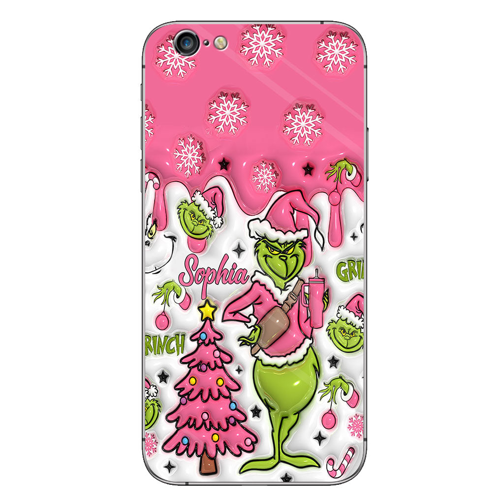 Merry Grinchmas - Personalized Stole Christmas Phone Case