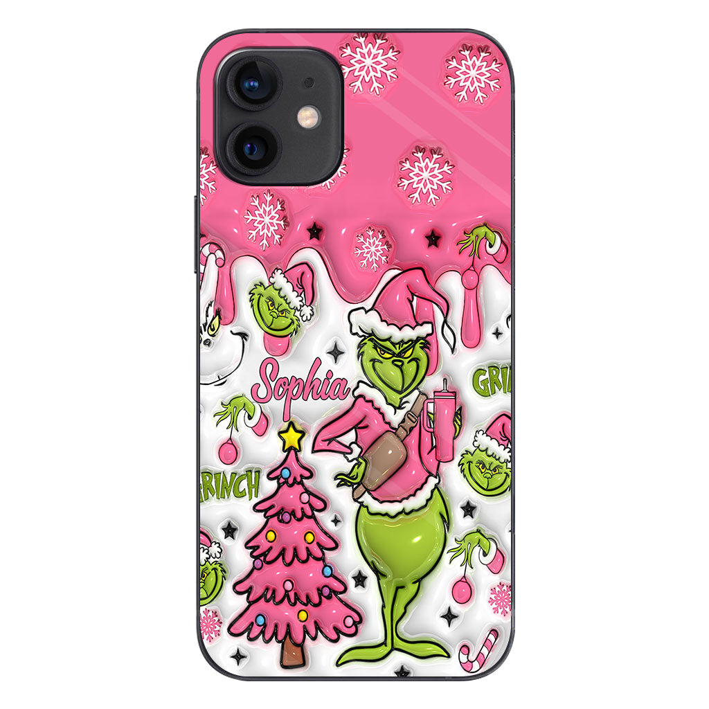 Merry Grinchmas - Personalized Stole Christmas Phone Case