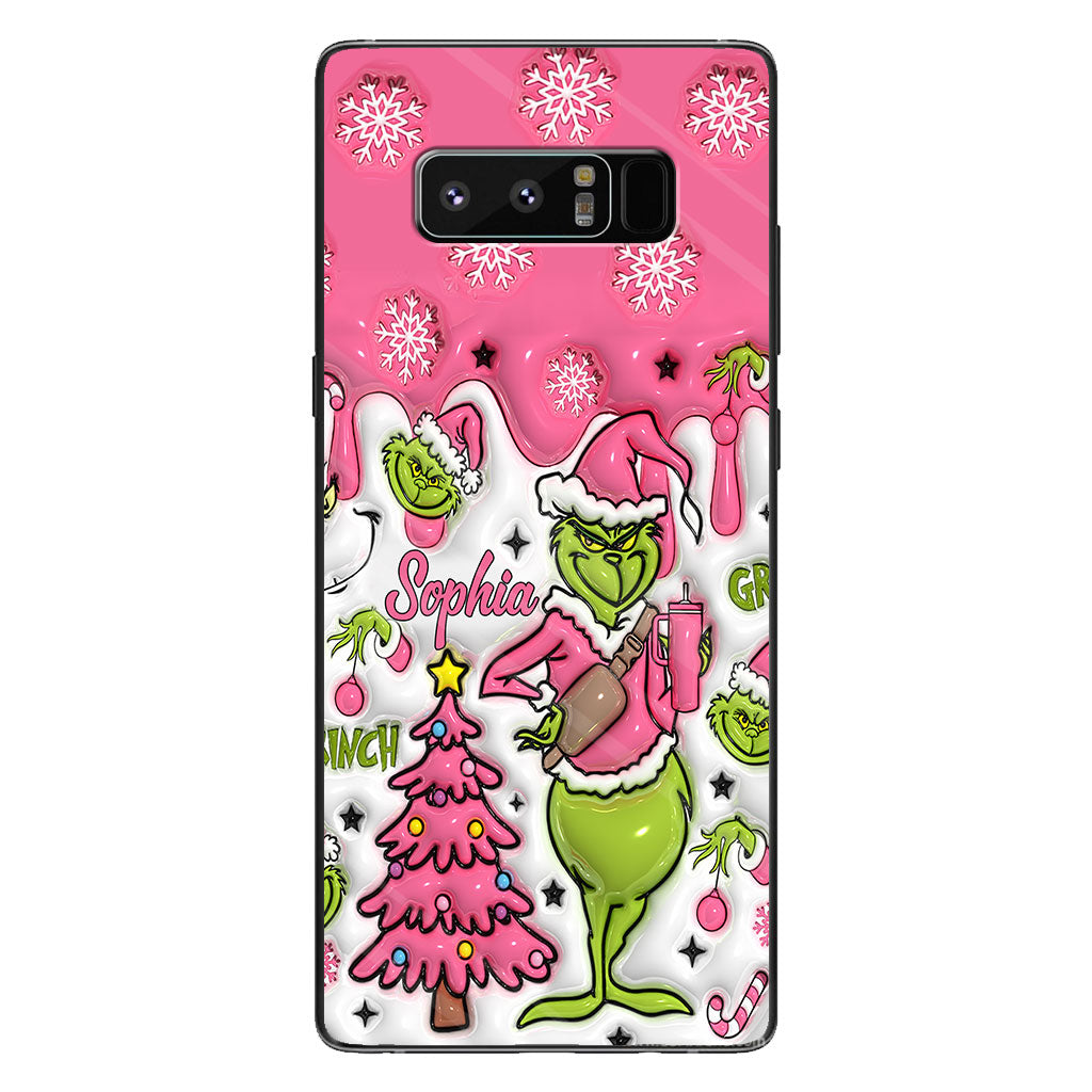 Merry Grinchmas - Personalized Stole Christmas Phone Case