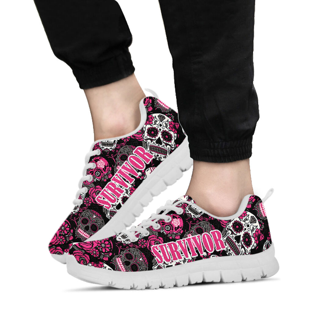 Breast Cancer Survivor Breast Cancer Awareness Sneakers 0622