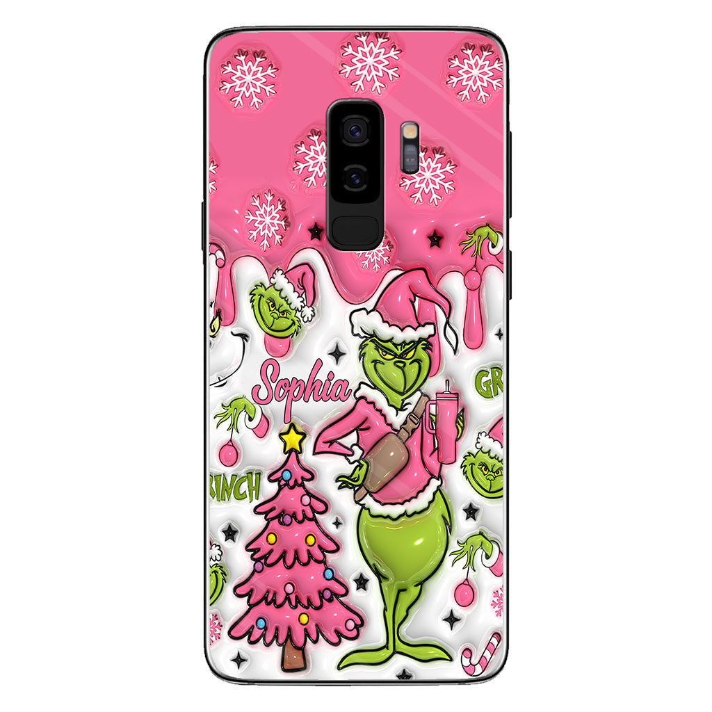 Merry Grinchmas - Personalized Stole Christmas Phone Case