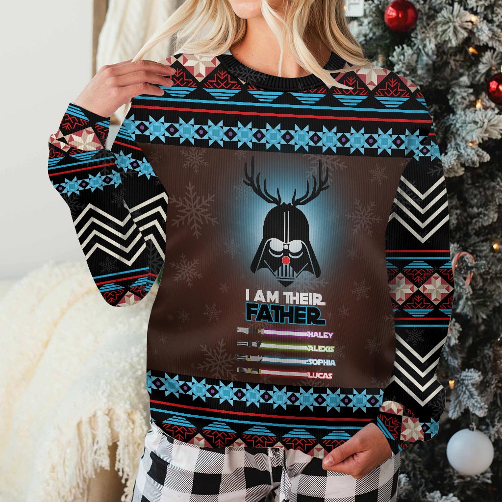 I'm Their Father - Personalized The Force Sweater