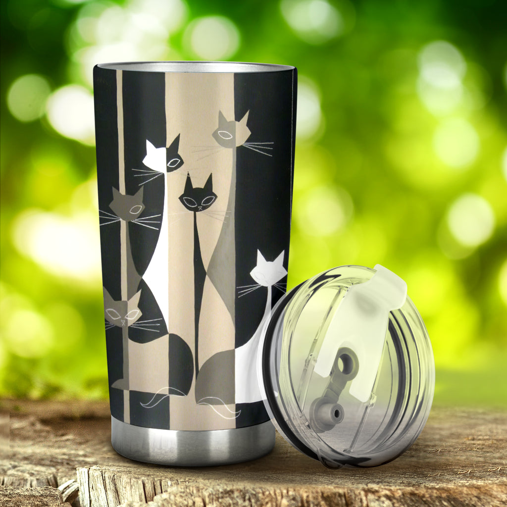 Cat Art Cat Tumbler 0622