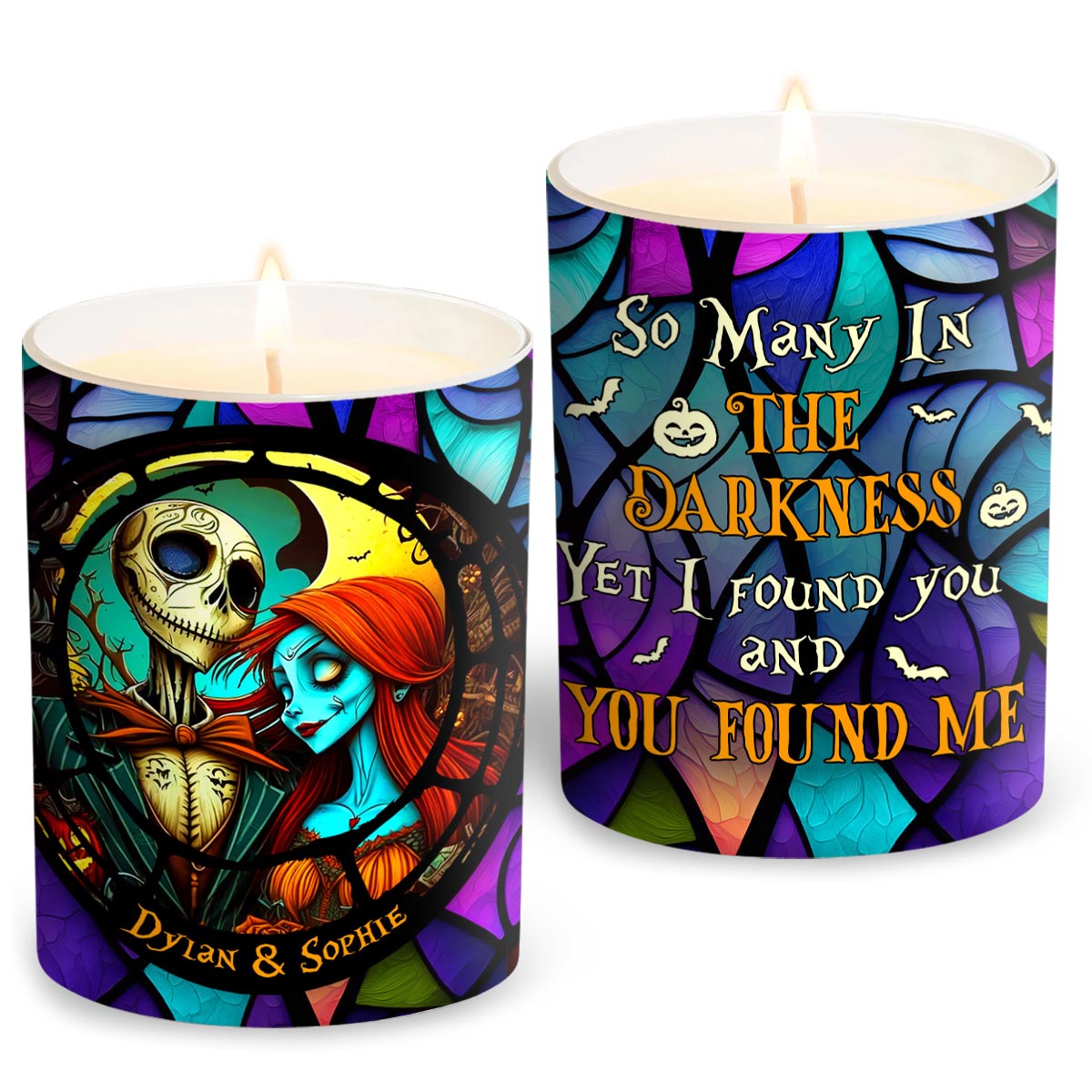 I'm Yours My Dearest - Personalized Nightmare Candle With Wooden Lid