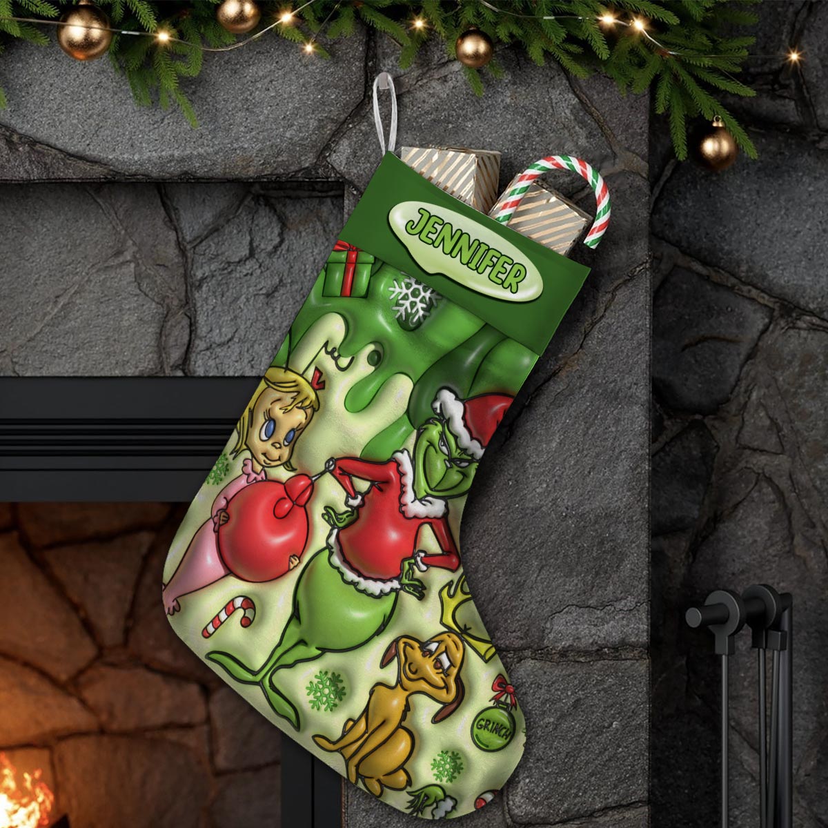 Merry Christmas - Personalized Stole Christmas Christmas Stockings