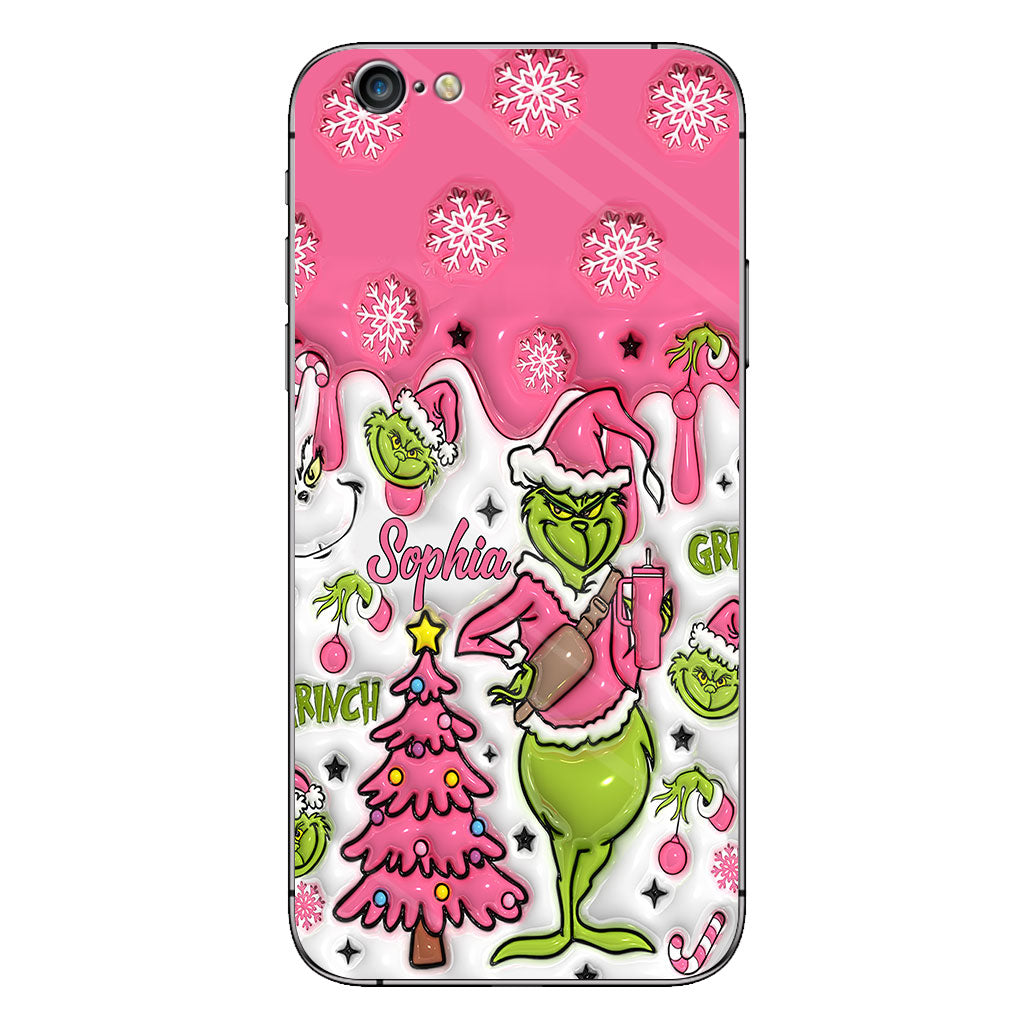 Merry Grinchmas - Personalized Stole Christmas Phone Case