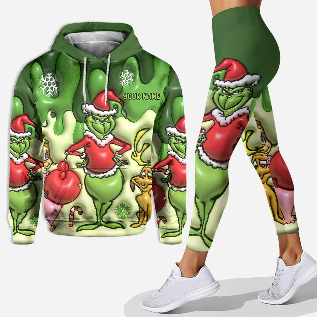 Any Name - Personalized Stole Christmas Hoodie and Leggings