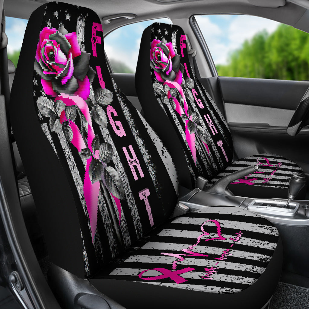 Fight Covers Breast Cancer Awareness Seat Covers 0622