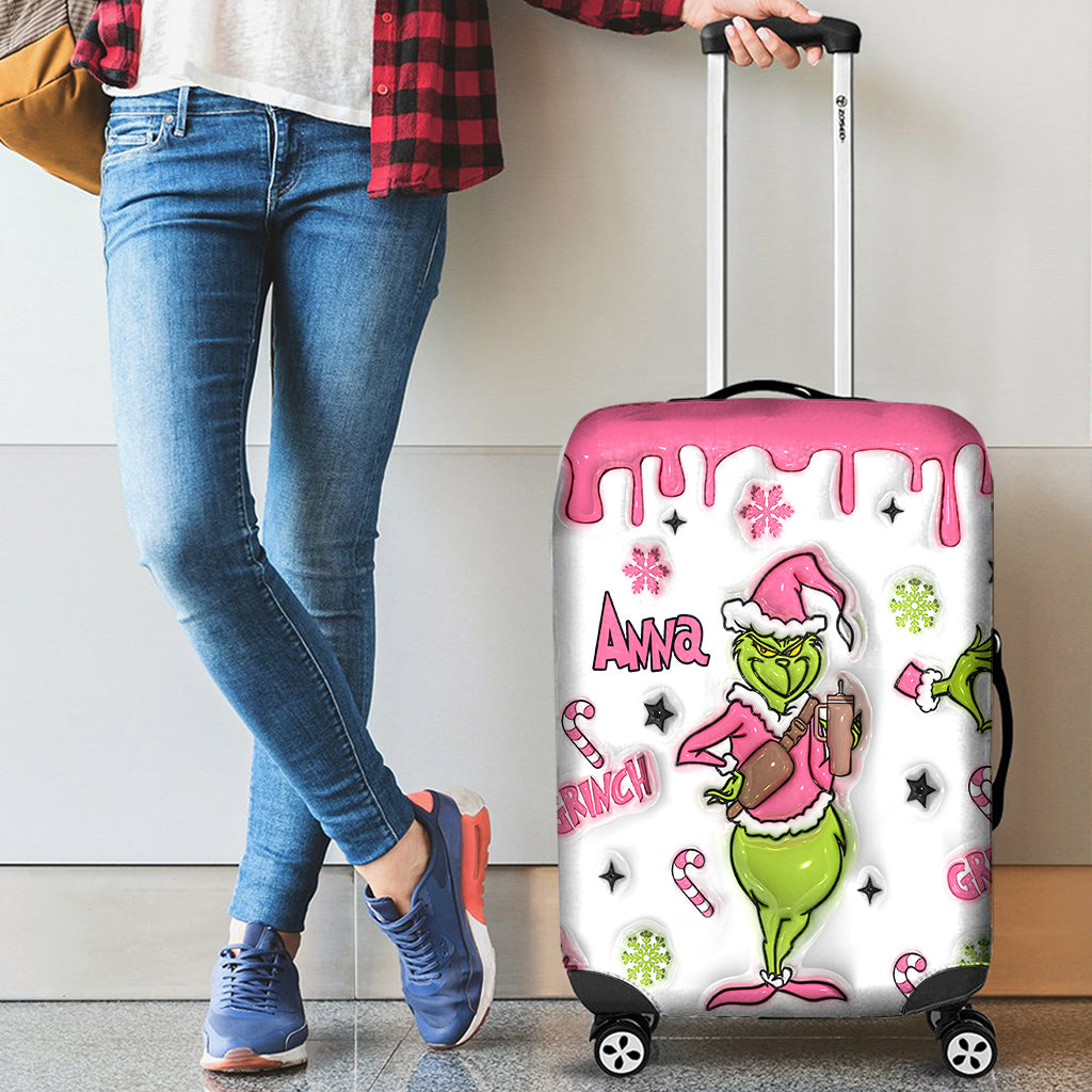 I'm Booked - Personalized Stole Christmas Luggage Cover