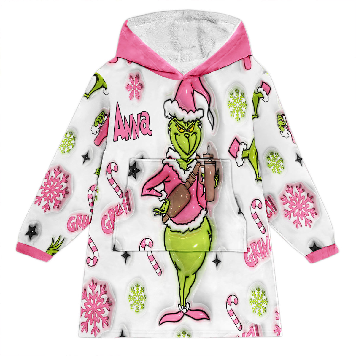 I'm Booked - Personalized Stole Christmas Blanket Hoodie