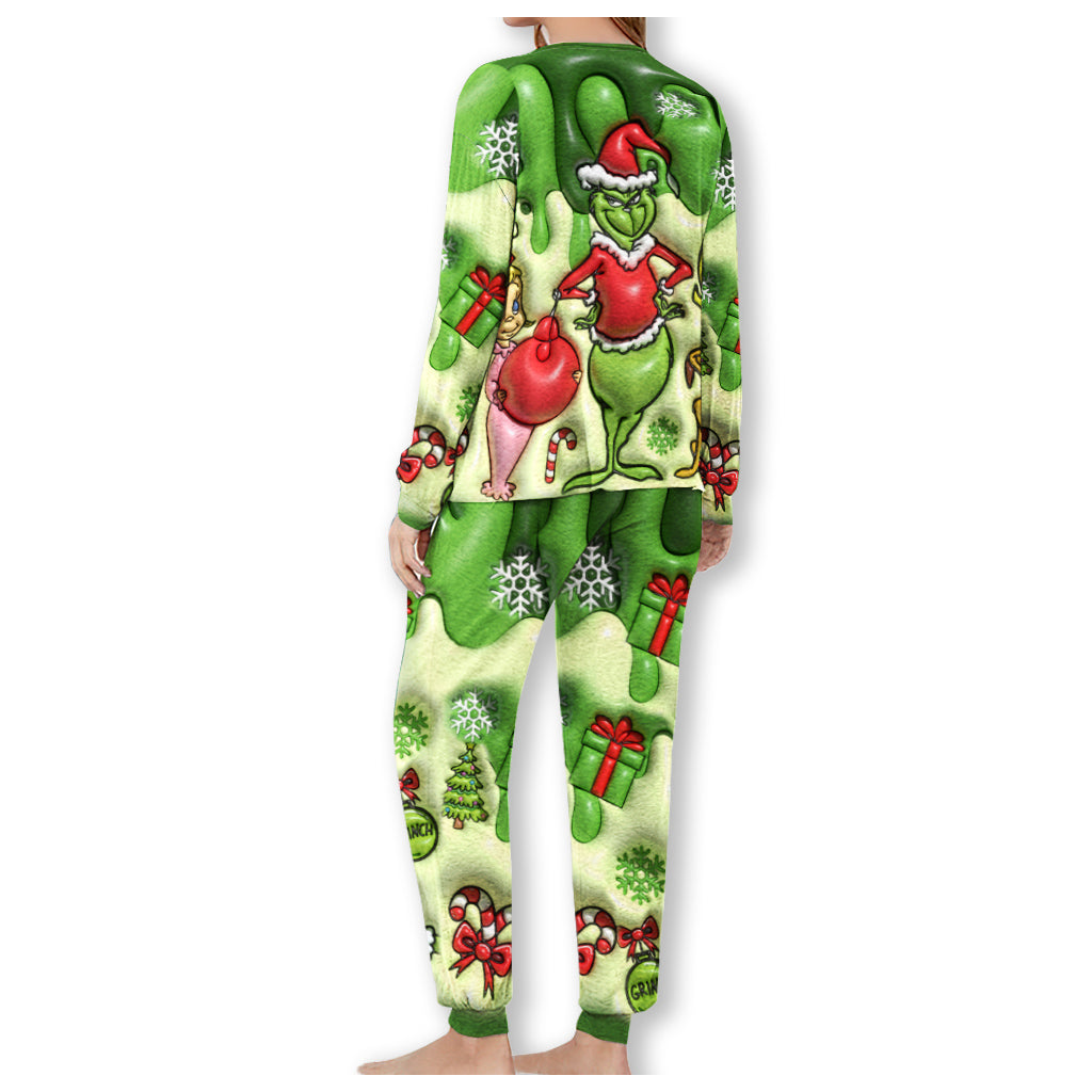 Merry Christmas - Personalized Stole Christmas Pajamas Set