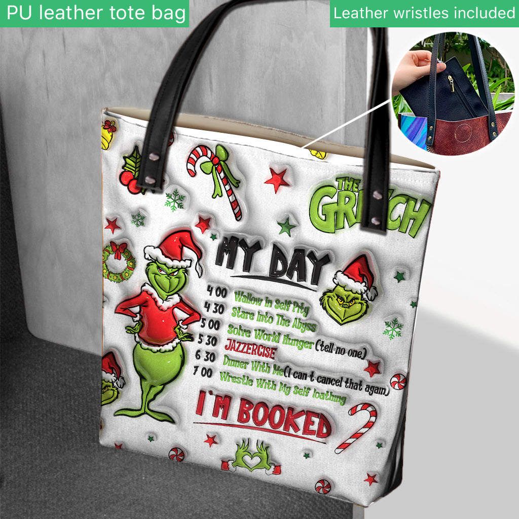 I'm Booked - Personalized Stole Christmas Tote Bag