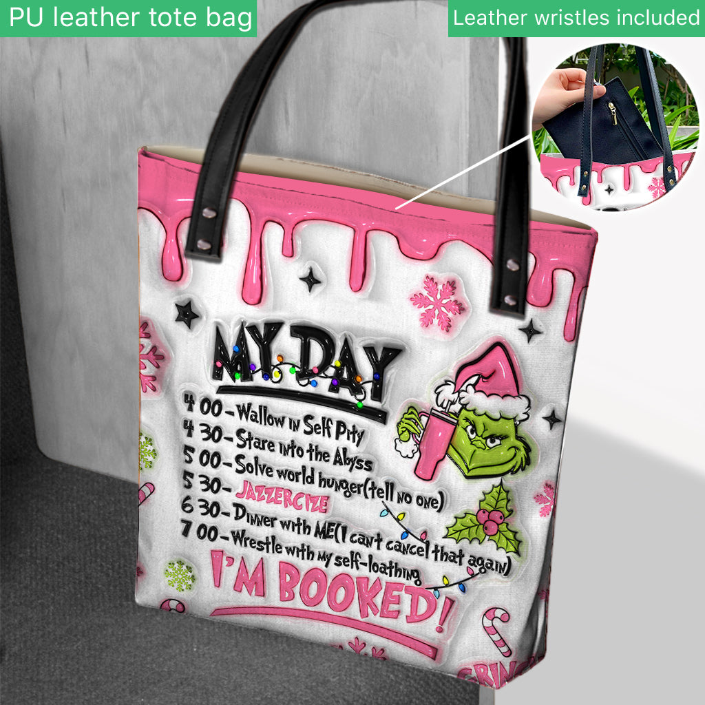 I'm Booked - Personalized Stole Christmas Tote Bag