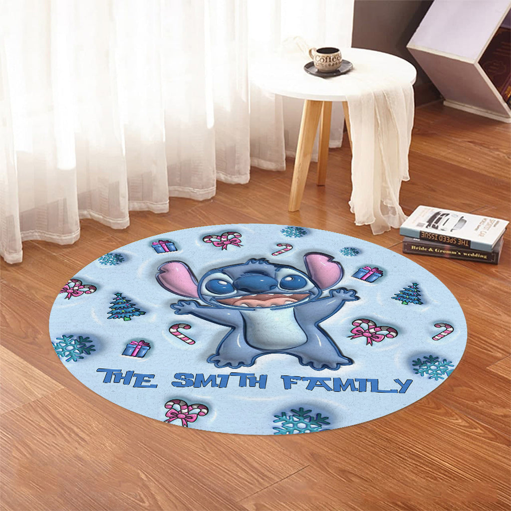 Ohana - Personalized Ohana Round Rug